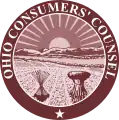 Sello de armas del Consejo de Consumidores de Ohio