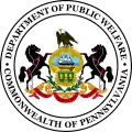 Sello del Departamento de Bienestar Público de Pensilvania