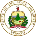 Sello de armas del Tesorero Estatal de Vermont