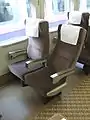 Asiento de la Clase Estándar del JR Central (tren J)