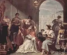 Óleo de Sebastiano Ricci, Galleria Sabauda de Turín (1724).