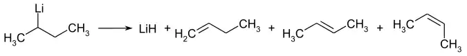 Zersetzung von sec.-Butyllithium