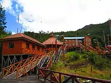 Plazas y paseos de Caleta Tortel