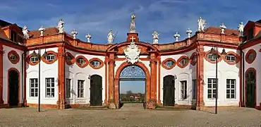 Vista de la puerta de Memmelsdorf del invernadero