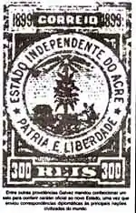 Sello de la República de Acre, 1899