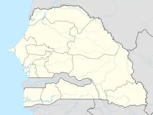 Dagana ubicada en Senegal