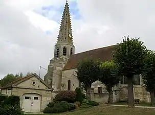 La iglesia de "Saint-André de Septmonts" siglo XV.