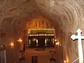 Iglesia ortodoxa de Coober Pedy construida en una caverna.