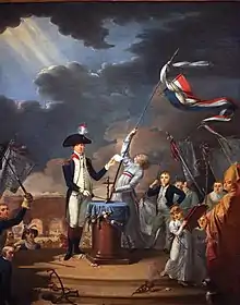 Anónimo, Serment de La Fayette le 14 juillet 1790.