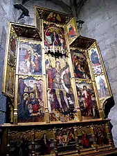 Retablo de Vicent Macip en el pasillo de acceso