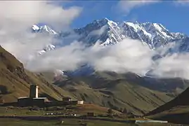 El Shjara (5193 m), punto culminante de Georgia