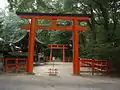 Un par de Torii del Santuario.