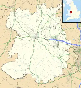 Whitchurch ubicada en Shropshire