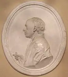 Bajorrelieve de Antonio Rinaldi de 1782 por Shubin, en el palacio de Gátchina.