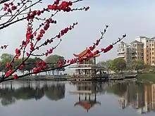 Shui Yue Pavilion,Sha Lake,Hubei University