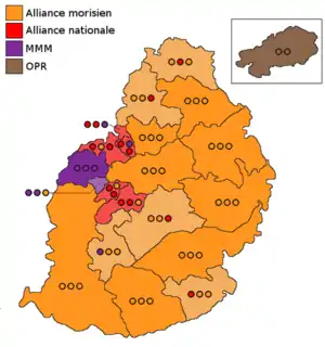 Elecciones generales de Mauricio de 2019