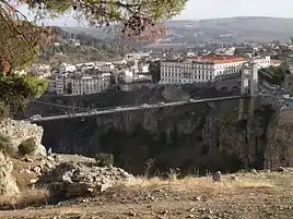 Vista de la colina Sidi M'Cid y de la ciudad