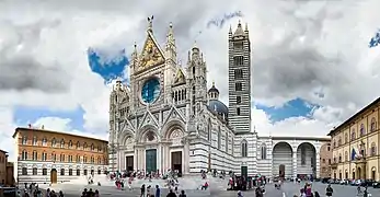 Centro histórico de Siena.