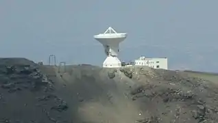 El radiotelescopio del IRAM.