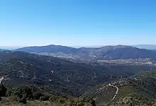 Panorama diurno de la Sierra Modorra