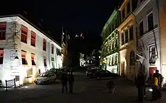 Sighișoara, vista nocturna.