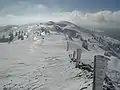 Vista de la cumbre en dirección suroeste