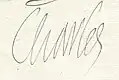 Firma de Carlos IX de Francia