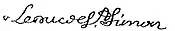 Firma de Louis de Rouvroy