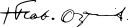 Firma de Francisco Ozoria Acosta