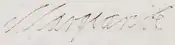 Firma de Margarita de Lorena