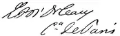Firma de Felipe de Orleans