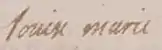 Firma de Venerable Luisa de Francia