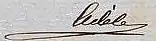 Firma de María Adelaida de Austria
