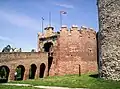 Barbacana medieval del castillo de Siklós.