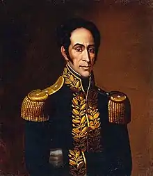 Simón Bolívar por Antonio Salas