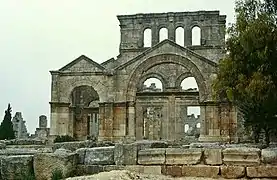 Iglesia de San Simón Estilita del siglo V, declarada Patrimonio de la Humanidad de Siria