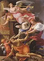 Saturno vencido por el Amor, Venus y la Esperanza..