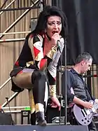 Siouxsie Sioux performing