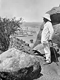Sir Henry Wellcome en Jebel Moya. Colección Wellcome.