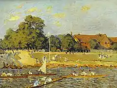 Regata en Hampton Court, 1874