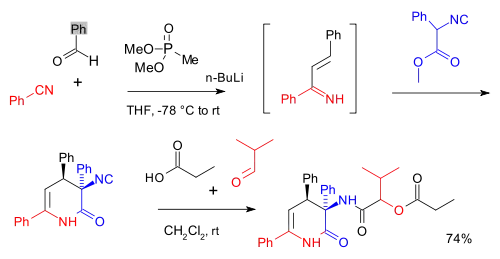 Six component reaction Paravidino 2007