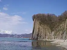 La roca desde el sudeste.