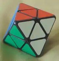 Un Skewb diamante resuelto