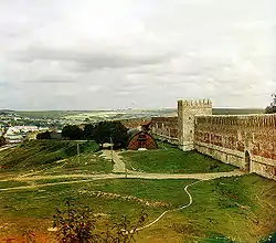 Muro del Kremlin de Smolensk en 1912. Foto de Serguéi Prokudin-Gorski.