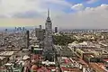 Centro Histórico de la Ciudad de México en vista a la Torre Latinoamericana, alcaldía Cuauhtémoc.