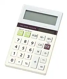 Una calculadora solar