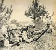 Cascos tipo 90 usados por los japoneses durante la Segunda Guerra Mundial