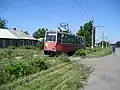 Tramvía en la línea Kádievka-Irmino