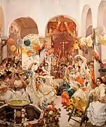 El baile o La Cruz de mayo en Sevilla (1915). Museo Sorolla (Madrid).