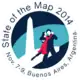 Logo of State of the Map 2014